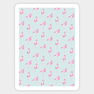 Flamingo, Flamingos pattern, Print, Tropical, Bird, Pattern, Funny art, Modern art, Wall art, Print, Minimalistic, Modern Sticker